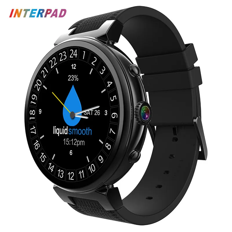

2017 Hot Interpad Original Smart Watch Android 5.1 MTK6580 Quad Core Smartwatch 1.3GHz 2GB 16GB Wristwatch Support 3G GPS WIFI