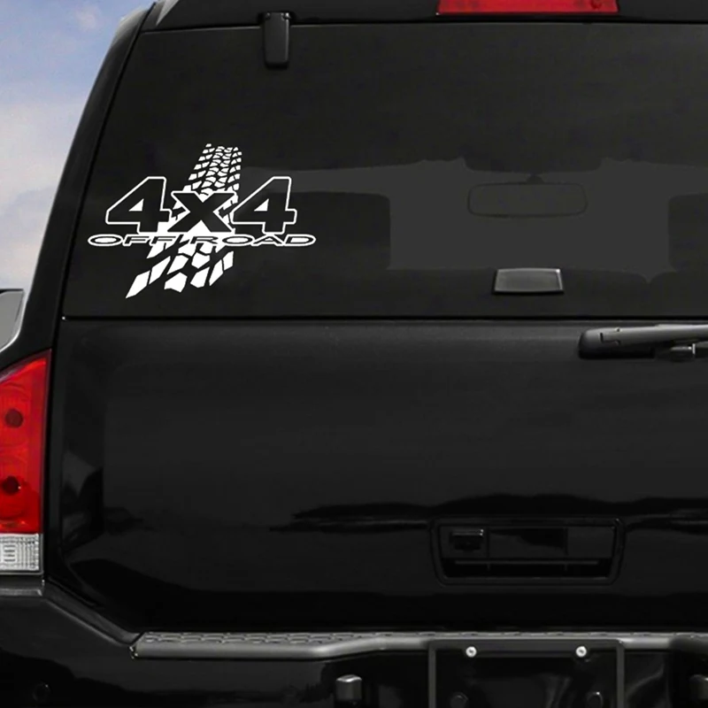 Забавная отражающая переводная картинка для внедорожника 20*13 6 см 4x4 дюймов