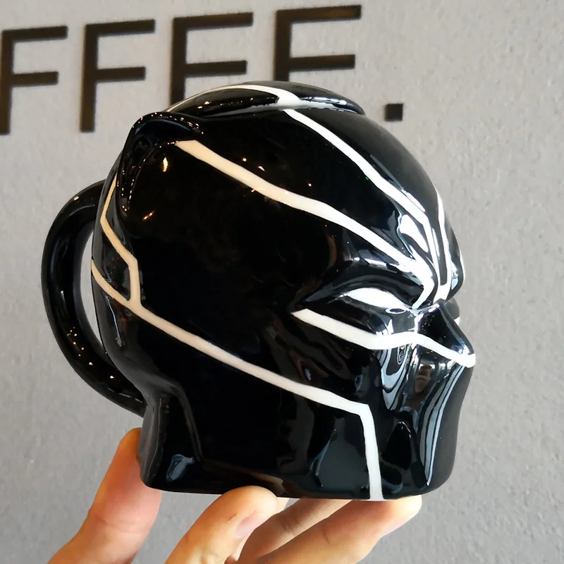 Marvel кофе кружки Мститель Черная пантера чашки и кружки с крышкой Прохладный творческий посуда для напитков