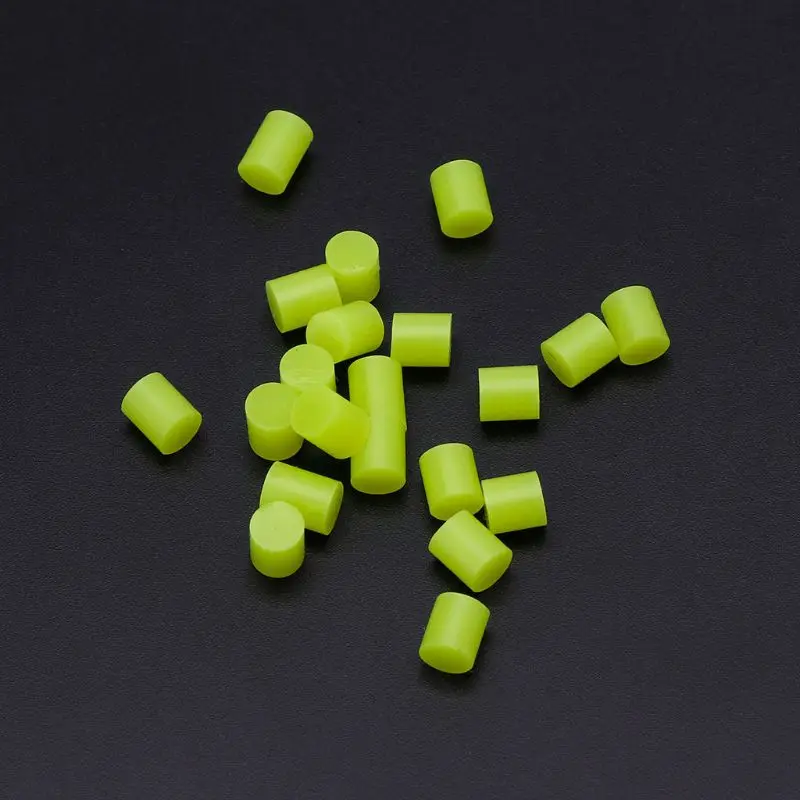 

20 Pcs/Set Fishing Beads Glow Night Luminous Silicone Pop Up Boilies Bait Lure Stop Attractive Bead Accessories