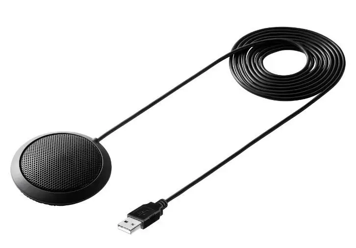 Kuulee всенаправленный звукосниматель микрофон с интерфейсом USB привод Бесплатный микрофон конференц-связи для голосового чата игровых встреч