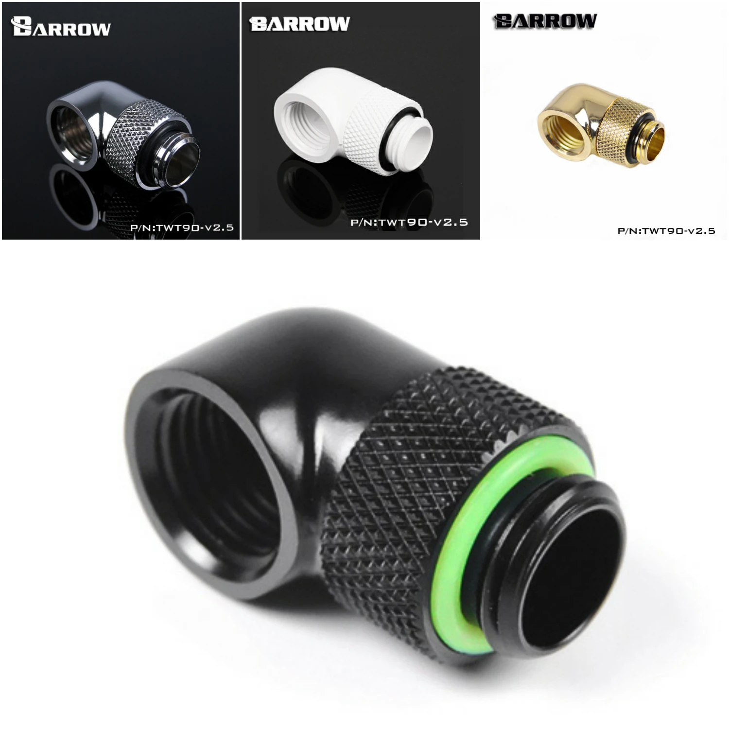 Вращающийся коннектор Barrow G1/4 &quotна 90 градусов вращающийся Коннектор с поворотом
