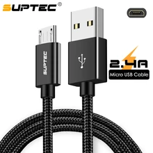 SUPTEC Micro USB кабель, прочный, быстрое зарядное устройство для передачи данных кабели синхронизации для samsung A5 S7 S6 huawei Xiaomi sony кабель для зарядки телефона 2 м/3 м