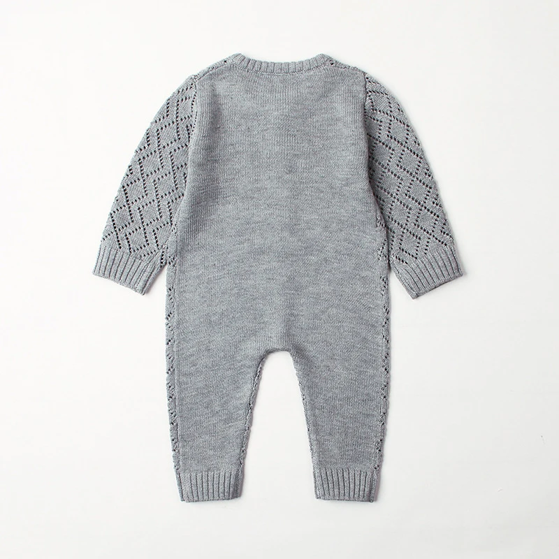 

Newborn Long Sleeve Toddler Girls Overalls Autumn Candy Color Infant Boys Jumpsuits Rompers Spring Children Knit Outfits Clothes