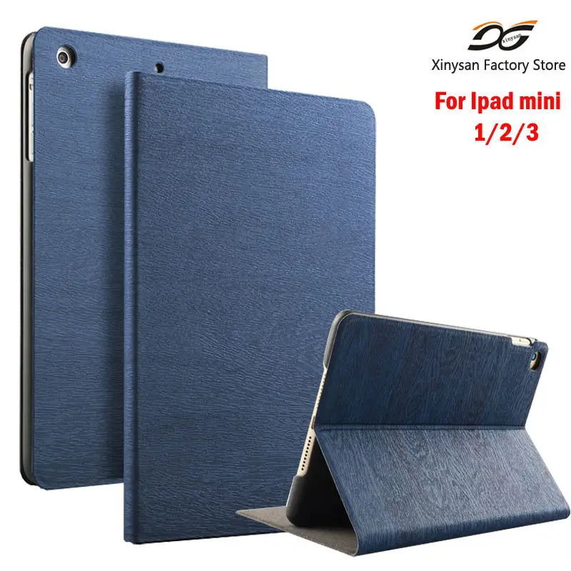 Чехол для iPad mini 1/mini 2/mini 3 деревянный чехол книжка из искусственной кожи умный с