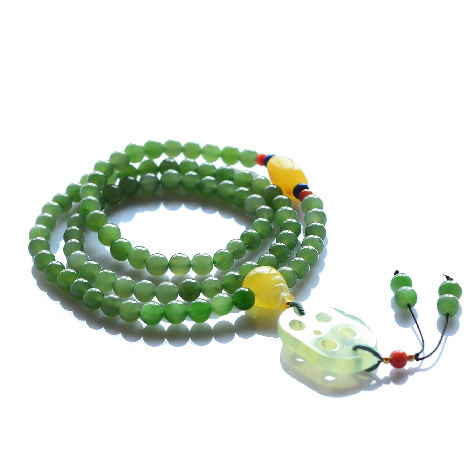 

Handmade Authentic Green Crystal Beads Bracelets 5mm