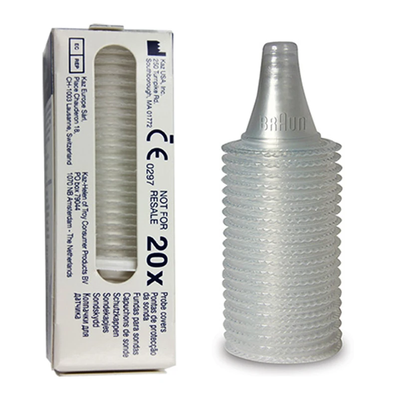 Braun Ear Thermometer Lens Filter Replacement Lens Filter Probe Covers Caps Braun Thermoscan Thermometers 20 pcs