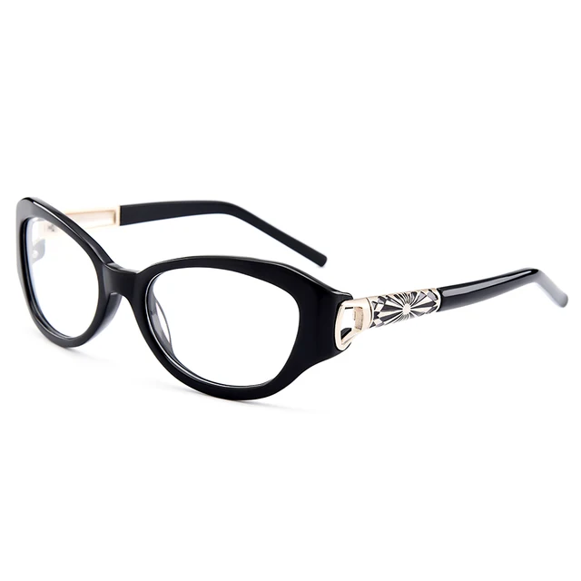 BAONONG New Arrival Trendy Big Face Oval Acetate Optical Eyeglasses ... Big Frame Prescription Glasses