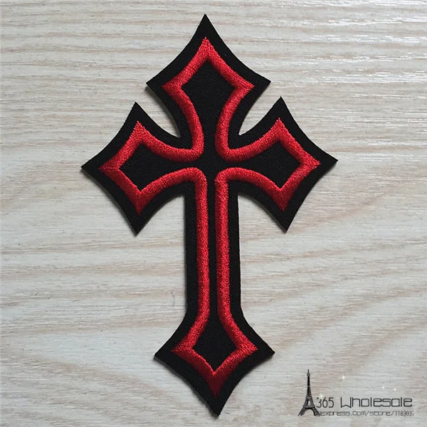 Red Cross Sign Cloth Patches 10pcs