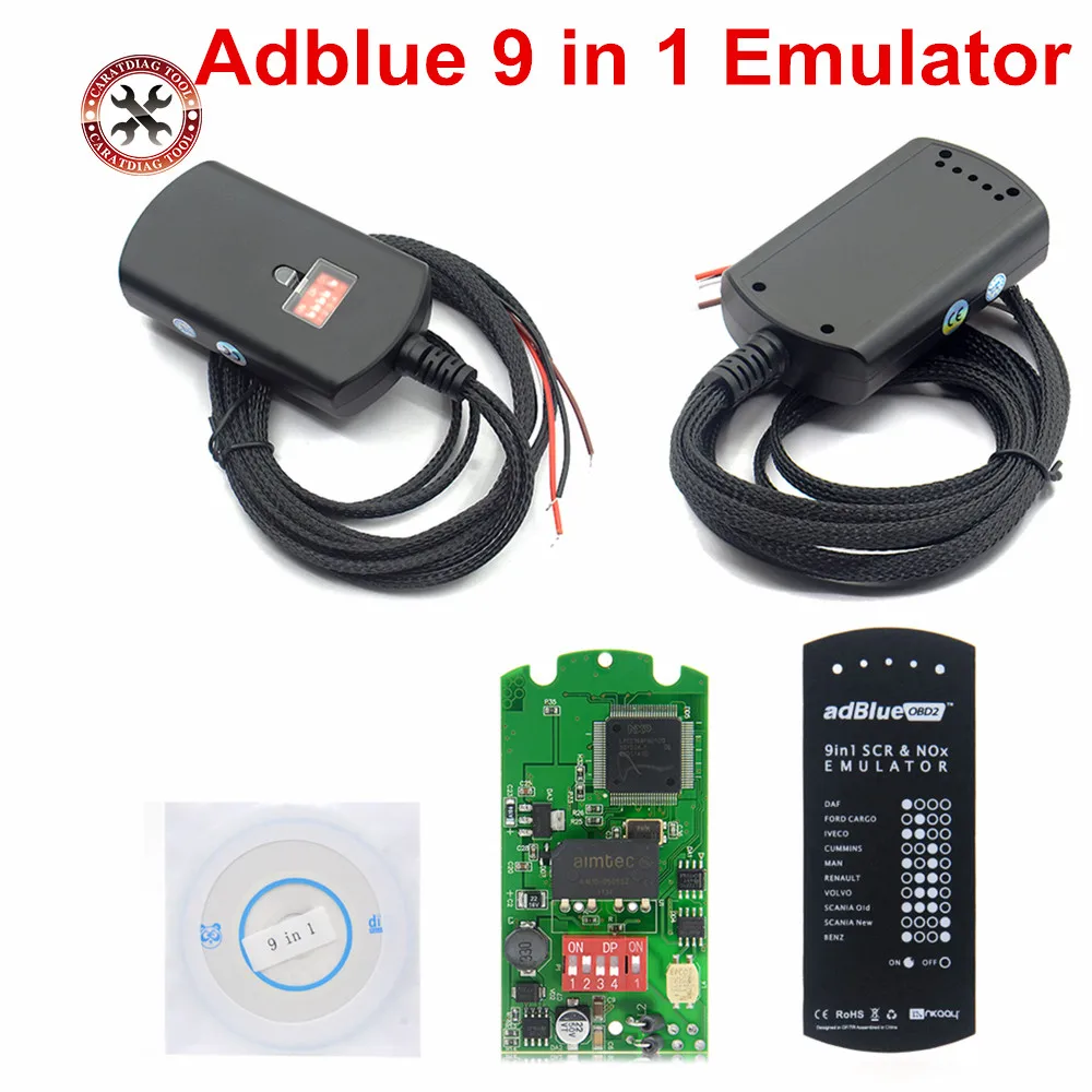

Free Ship Universal Adblue 9in1 8 in 1 8in1 update SCR & NOx Emulator 9 in 1 adblue Add for Cummins trucks for 9 kinds of trucks