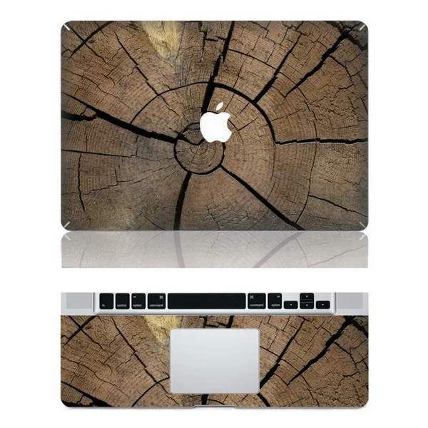 Виниловая наклейка с деревянной текстурой, чехол для ноутбука Apple Macbook Pro Air Mac 1" 13" 15 дюймов/Unibody 13 дюймов для ноутбука - Цвет: 6