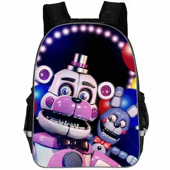 

FNAF Printing Backpack Anima Anime Freddy Women Men Causul Boys Girls School Bags Hip Hop Male Laptop mochila Kpop Bagpack