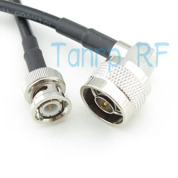 

Freeshipping! 6FEET RF Pigtail coaxial jumper cable N male plug right angle to BNC male plug 200CM RG58 cable Wholesale
