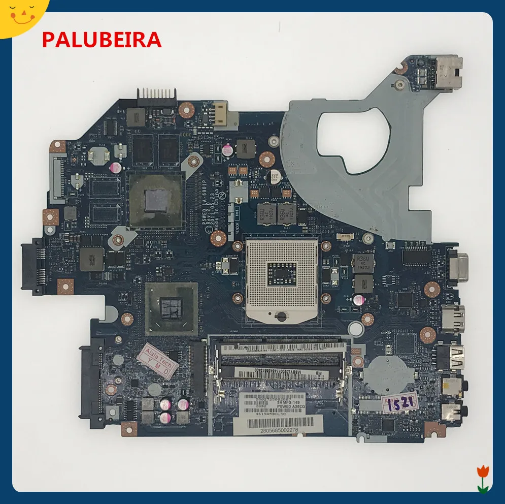 

PALUBEIRA MBRCG02006 MBRCG02007 P5WE0 LA-6901P Laptop motherboard for Acer Aspire 5750 5750G MB.RCG02.006 DDR3 GT540M Full Test