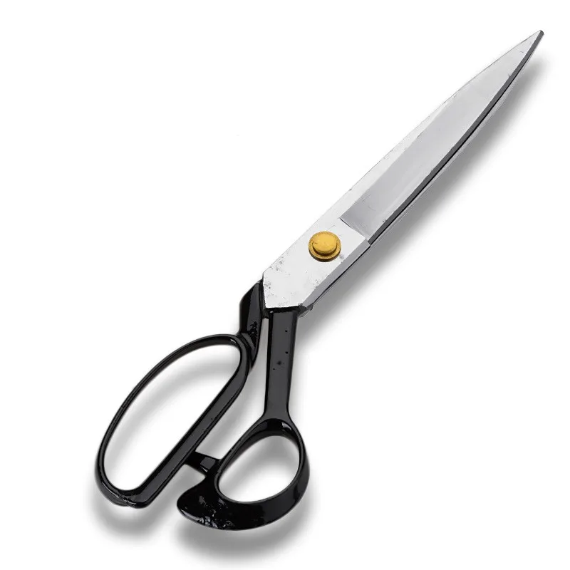 9/10/11/12 Inch Home stainless steel tailor scissors DIY handmade leather denim craft scissors tool hand tools 1 set 9 piece garden tools scissors shovel harrow home supply stainless steel