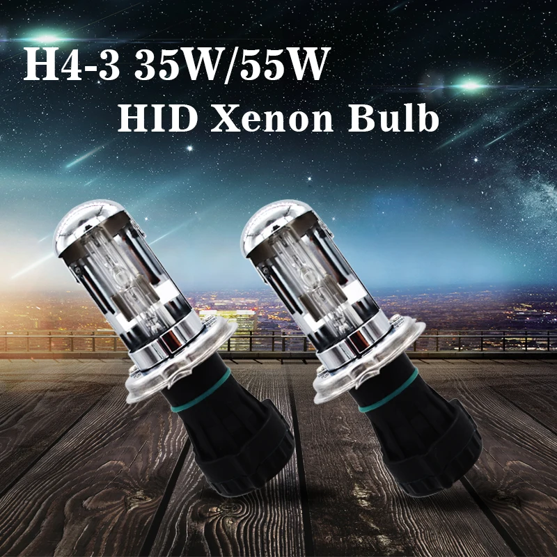 2020 SKYJOYCE 2 шт 12V 35W 55W H4 3 H13 9004 9007 Hi/Lo луч HID светильник лампа 4300K 5000K 6000K 8000K 10000K лампа|hid