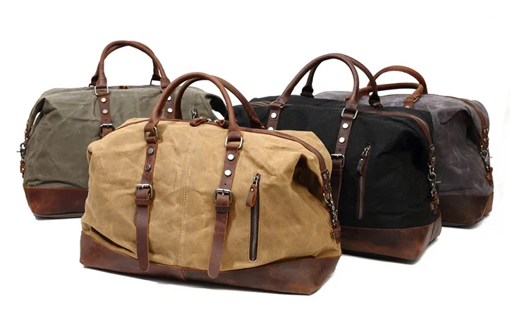 leather duffle bag