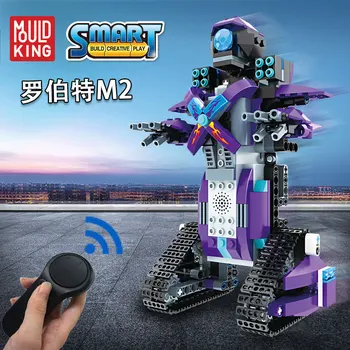 

DIY Assembled Electric Robot Legaoing Remote Control Assembled Building Blocks Compatible Model Remote Control Assembly Toy