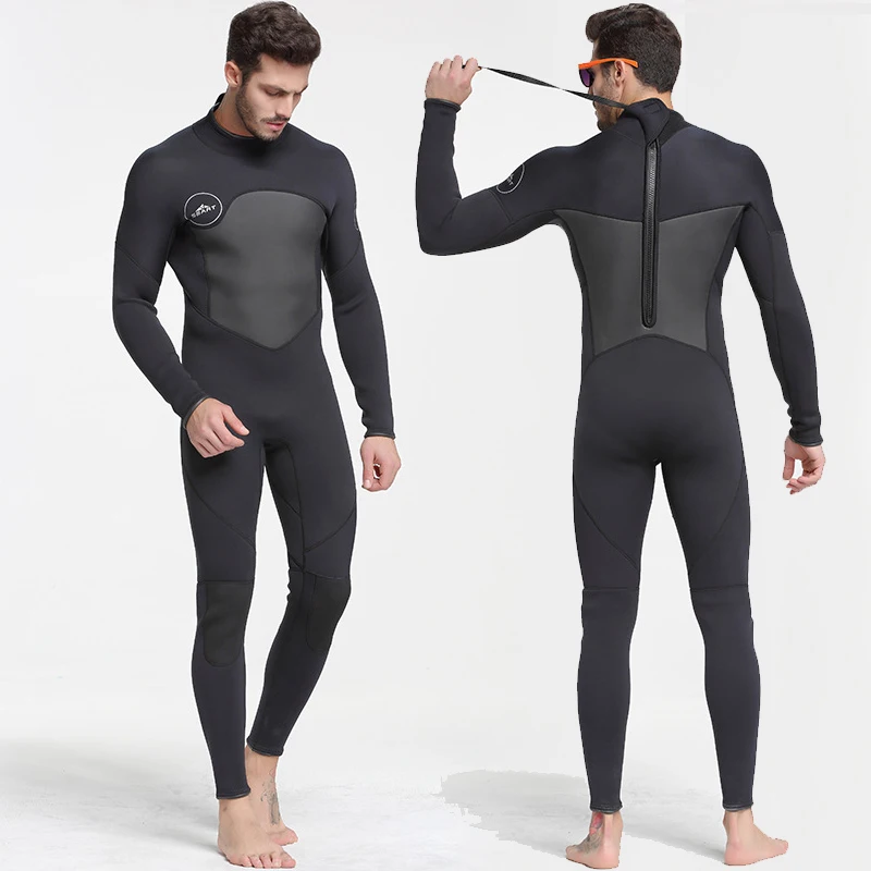 

3 MM Diving Suit Neoprene Wet suit Thickening Warming Winter Outdoor Snorkeling Joint Long Sleeve Jellyfish Clothes Surfing Suit