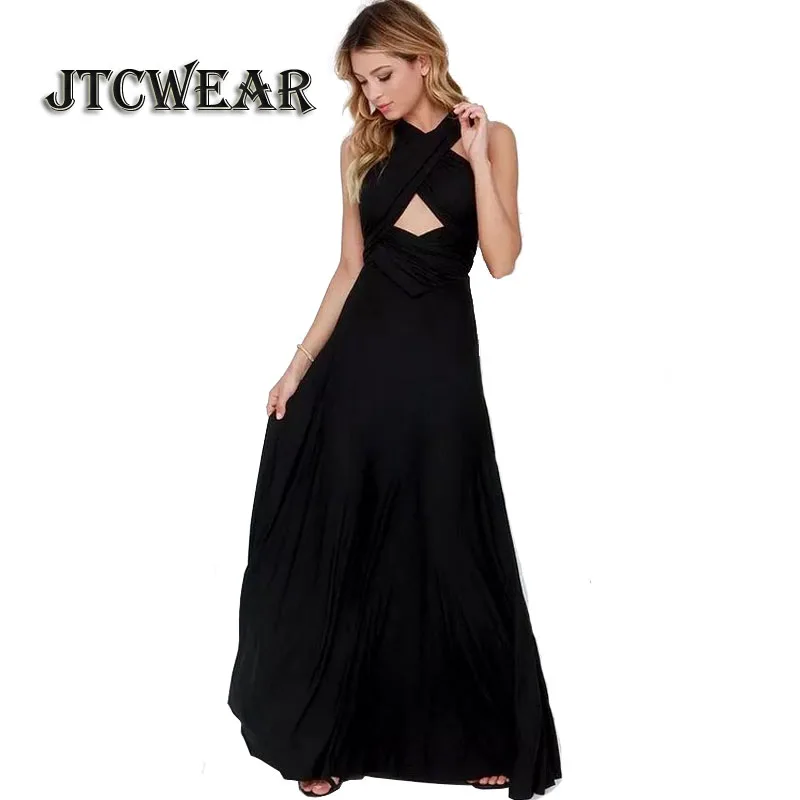 JTCWEAR Milk Fiber Multi Ways Wearing Woman Long Dress Cross back Waist Ties Sashes Stretch Sleeveless Sexy Lady Maxi Dress 443 womens-long-maxi-dresses : image JTCWEAR Milk Fiber Multi Ways Wearing Woman Long Dress Cross back Waist Ties Sashes Stretch Sleeveless Sexy Lady Maxi Dress 443 womens-long-maxi-dresses