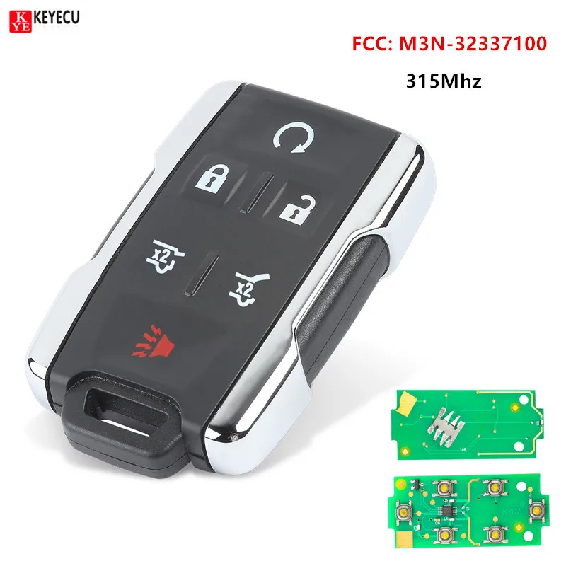 

Keyecu New Keyless Entry Remote Control 5+1Button 315Mhz for Chevrolet Silverado Colorado 2014-2015 FCC: M3N-32337100