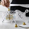 European Crystal Glass Candy Cup Creative Living Room Lead-free Candy Cans 4