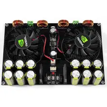 Tda8954Th аудио цифровой усилитель мощности плата 420Wx2 высокой мощности два канала с вентилятором усилитель для 4-8Ohm динамика