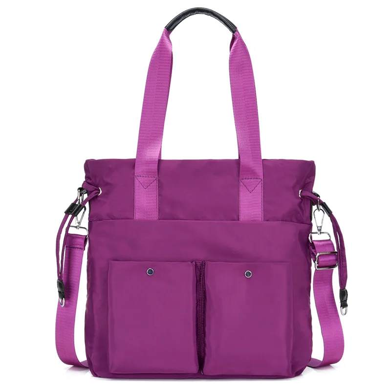 النساء Crossbody أكياس حقيبة يد متعددة الاستخدامات للماء النايلون حمل الأزياء حقيبة ساع للنساء السفر الأعلى مقبض الكتف محفظة