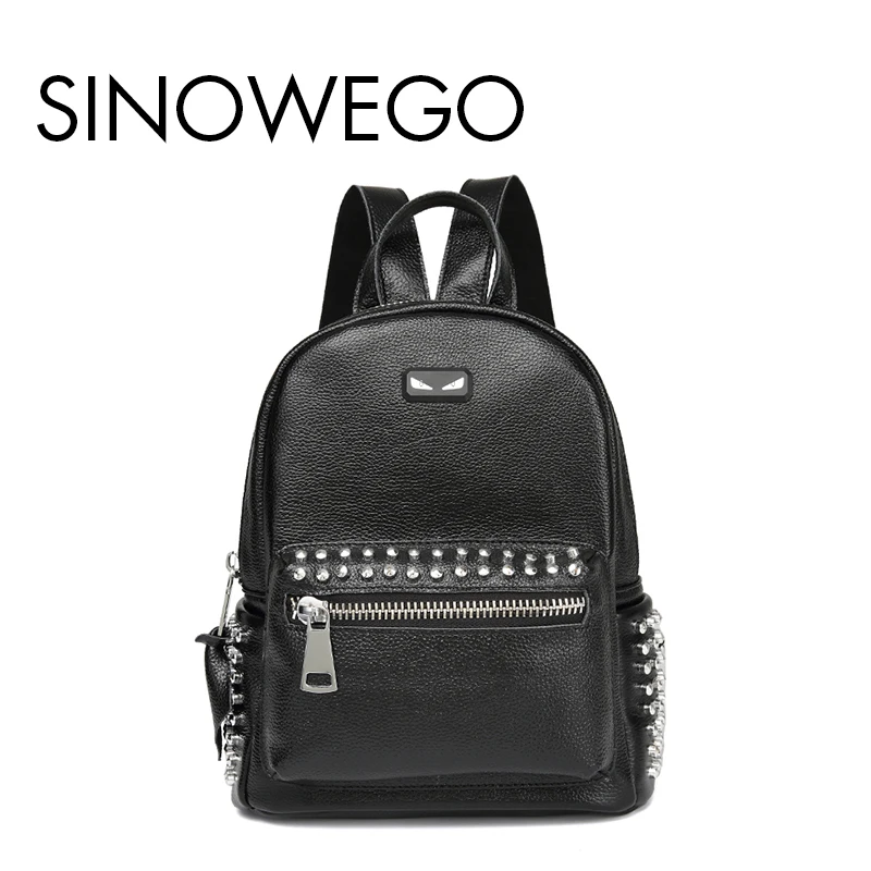 

2018 New Fashion Young Kanken Backpack Female Backpack Schoolbag Mini Backpack Women For Girls Genuine Leather Backpack School