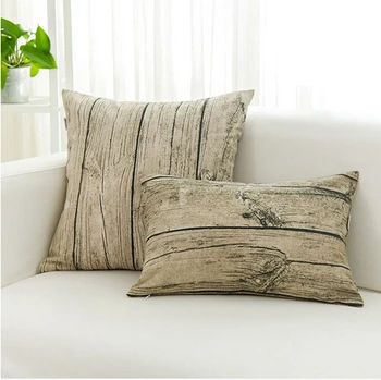 

Vintage Cushion covers Wood Lines Office Sofa Cushions Tree bark Car lumbar Pillow Case home 45*45cm