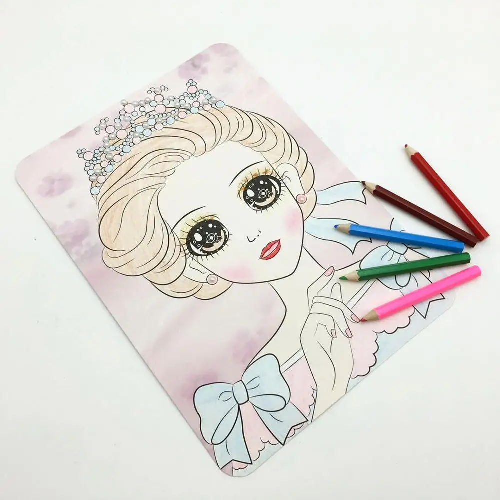 Happyxuan макияж дети принцесса сделай сам игрушки для рисования ремесло