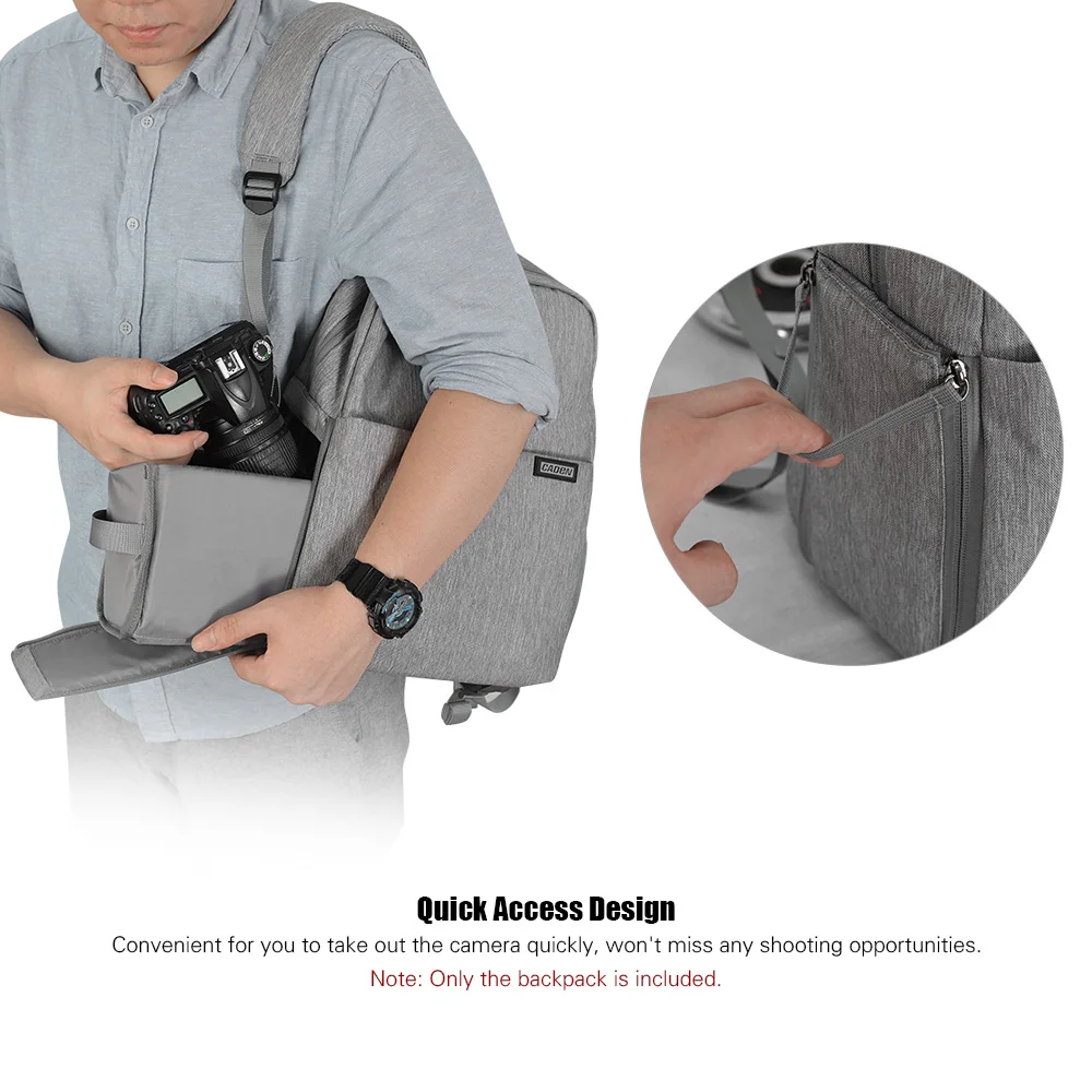 CADeN L4 водонепроницаемый противоударный DSLR фото камера рюкзак сумка дорожная сумка для Canon/sony/Nikon SLR Объективы штативы