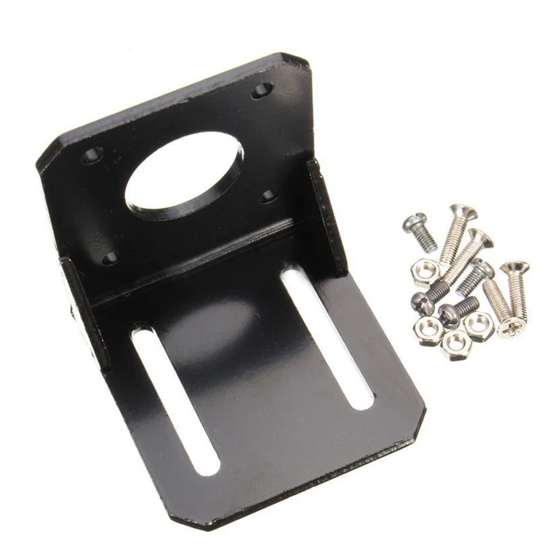 

BOFO Alloy Steel Mounting bracket for 42mm NEMA 17 stepper motor with Screws Black