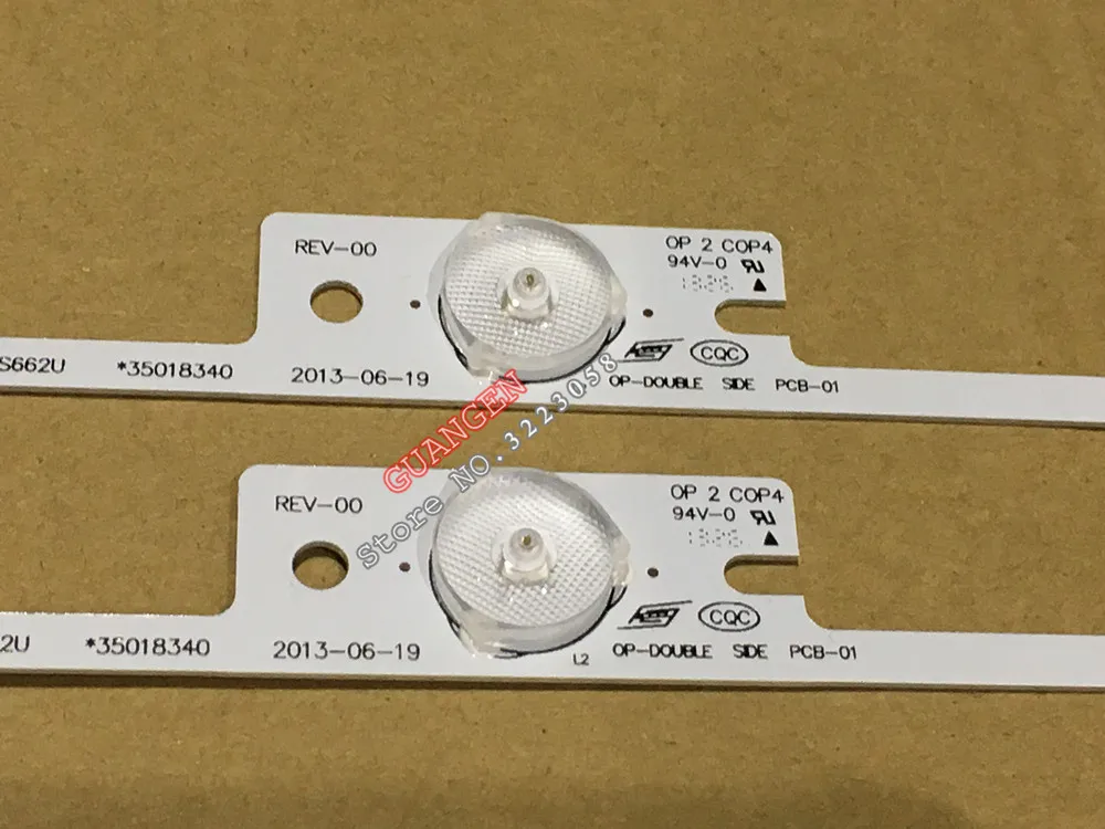 Новинка 100 шт. светодиодная подсветка для KONKA KDL39SS662U 35018339 35018340 327 мм 4 светодиодный s