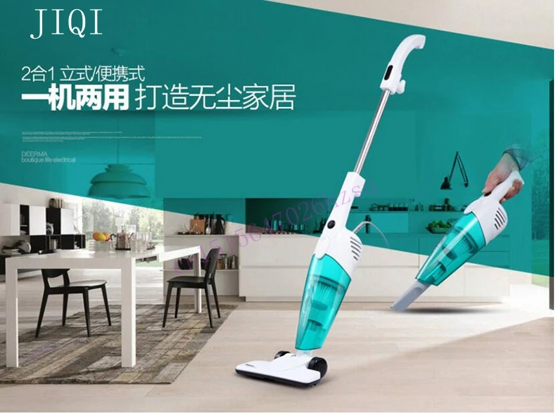 JIQI Vacuum cleaner household home ultra quiet hand held carpet type strong mite small mini high power 600w