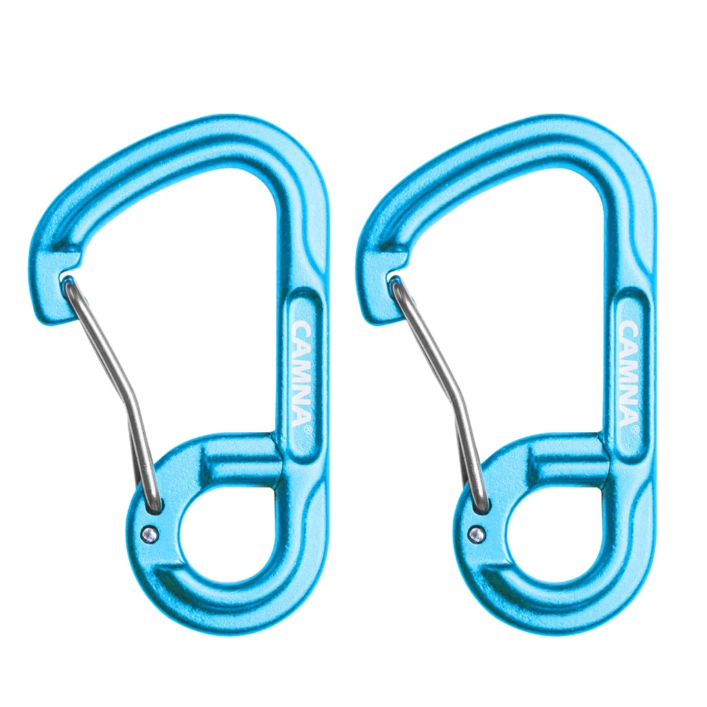 MagiDeal Lightweight Carabiners Hook Eyehole Spring Backpack Clasps Keychain Carabiner Clip Keychain Hook 
