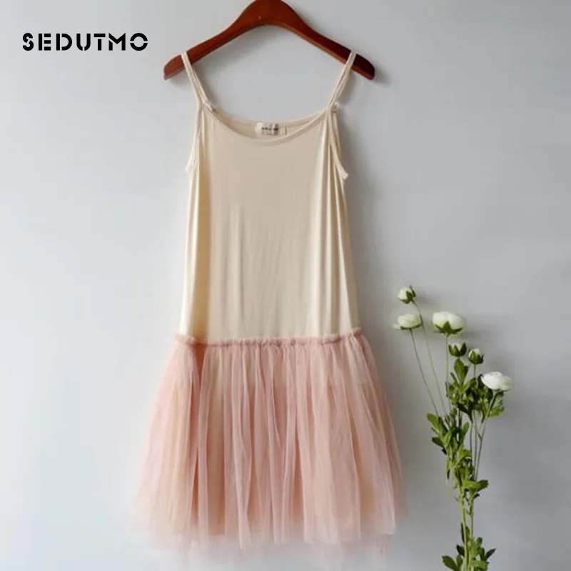 Женское платье туника SEDUTMO черное пляжное с тонкой сеткой на лето 2019|tank dress|beach party