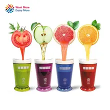 Batido Fabricante de Batido de Taza de Helado Batido de Aguanieve Moldes de Paleta Revuelva & Go Fabricante de Helados Freeze moldes Herramientas de Frutas batido