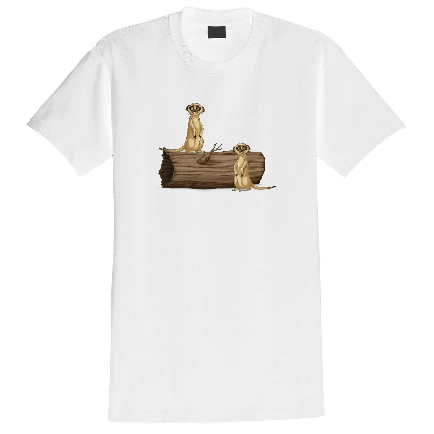 

Meerkats Log Print T-shirt