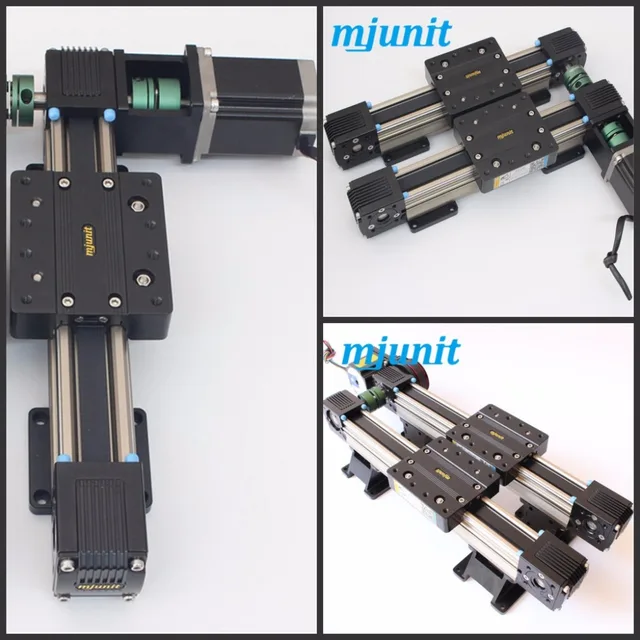MJUNIT MJ45 belt drive linear motions guide system 2 axis linear slide