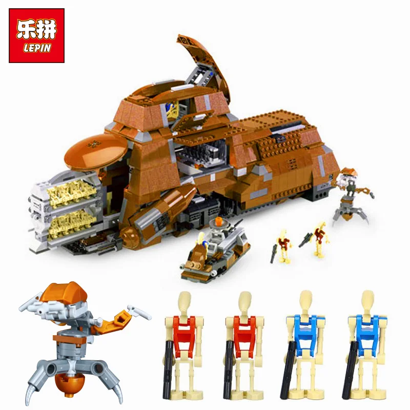 

Lepin 05069 Star series Trade Federation MTT Transportation Tank Children Building Block Brick planToy Compatible With lego 7662