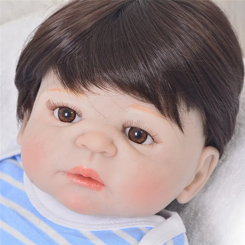 Новинка 2019 года Reborn Baby Doll Bebe Полный Силиконовые ручной работы Bonecas кровать время