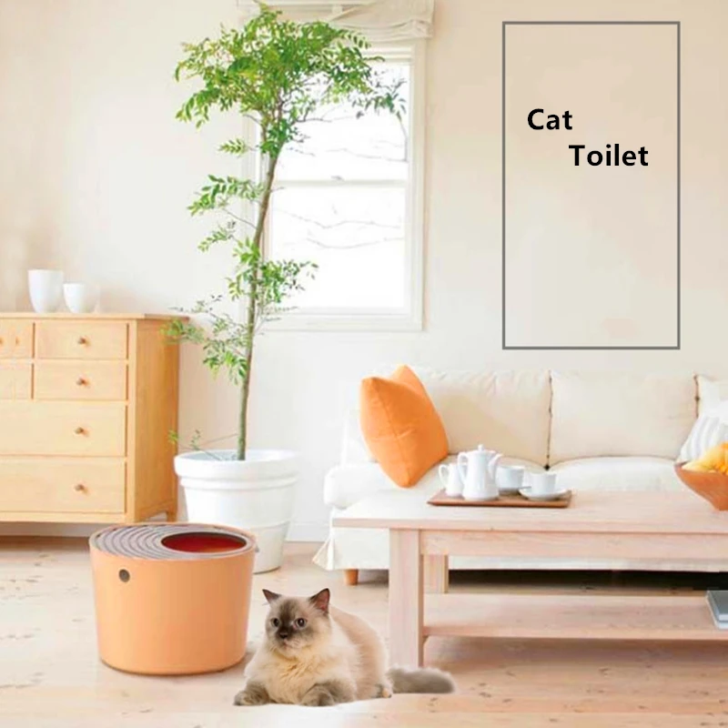 Cat Sandbox Kitten Litter Box Indoor Semi-Closed Tray Toilet Bedding Training Detachable Bedpan For Small Medium Pet Accessories Cat Sandbox Kitten Litter Box Indoor Semi-Closed Tray Toilet Bedding Training Detachable Bedpan For Small Medium Pet Accessories