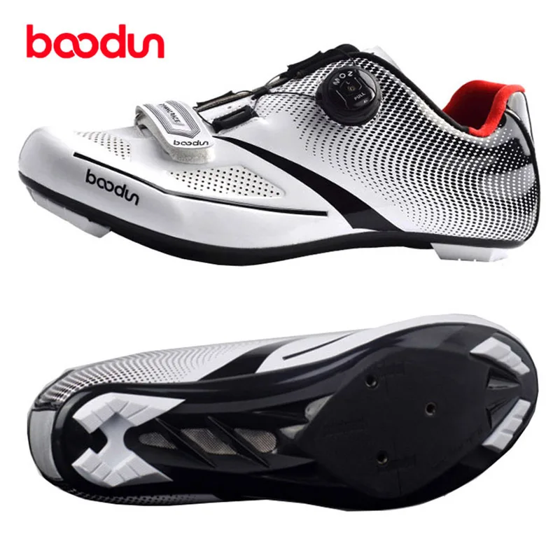 BOODUN 2018 ultraligero autobloqueo Pro zapatos de Ciclismo para Hombre Zapatos de triatlón para bicicleta