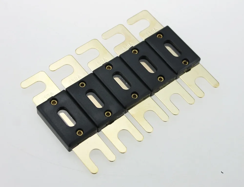 5PCS 250A Car ANL Fuse for Audio Amplifier Installation 1in Fuses from