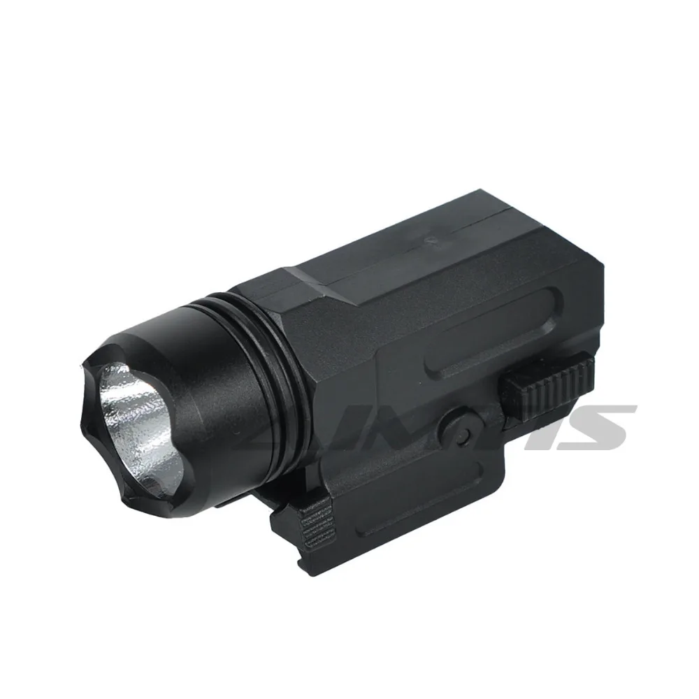 Rechargeable Tactical Mini Gun Flashlight For Glock 17 18C 19 22 20mm Rail Light 