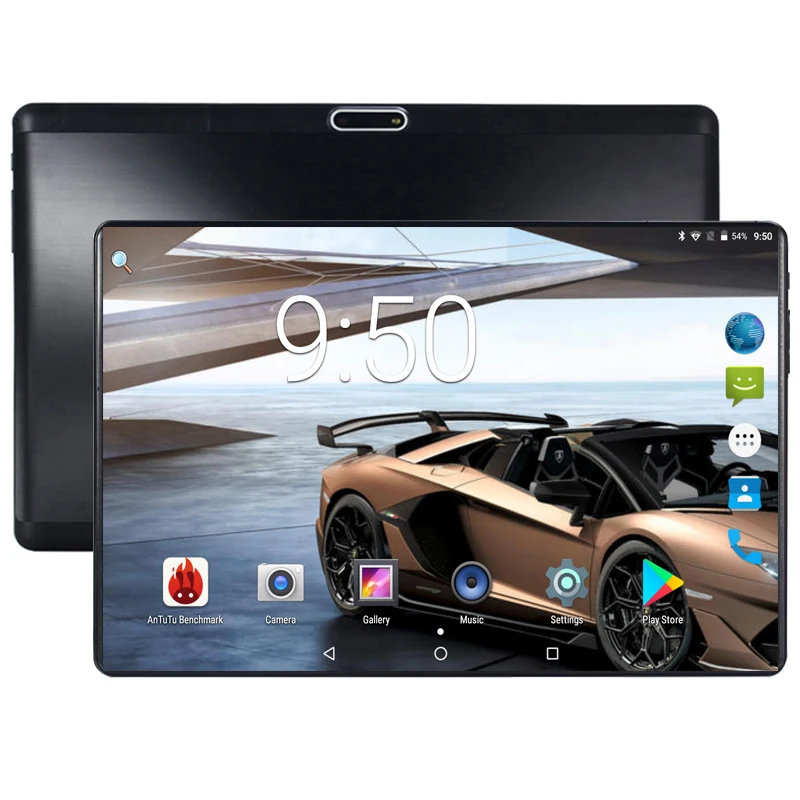 

10 inch Android 8.0 OS HD Tablet Octa Core Dual Cameras Bluetooth Google Play Store 4GB RAM 64GB ROM 2.5D Glass 1280x800 IPS