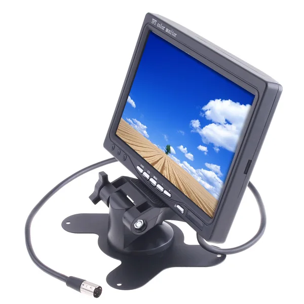 Universal 7" inch HD TFT Car LCD Monitor Camera AV input Car Rearview Mirror Reverse Backup