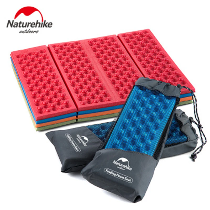 

NatureHike Camping Mat Seat Foam Opblaasbare Matten Vouwen Draagbare Outdoor Strand Vochtwerende Matras Pad Ei Slot Yoga