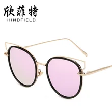 New cat’s eye sunglasses 1992 European and American trend sunglasses retro color sunglasses mirror sunglasses